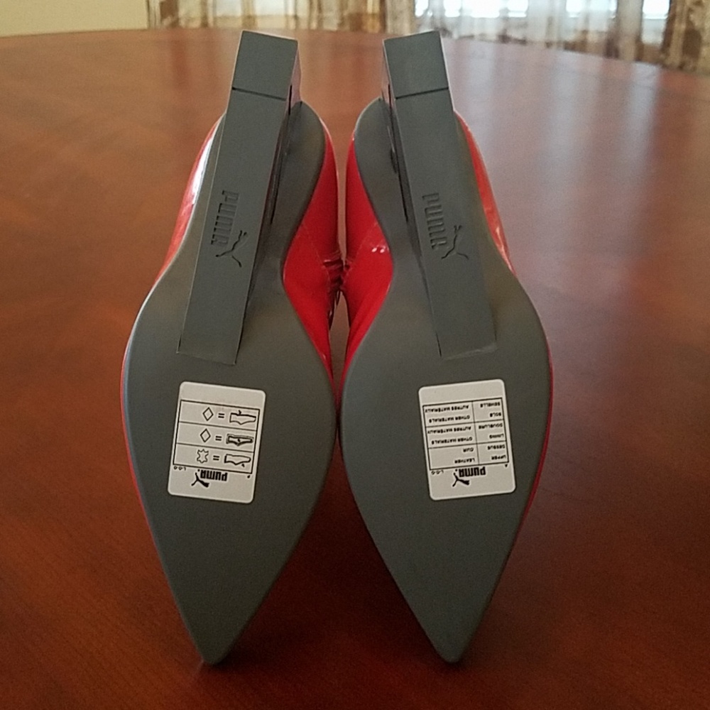 Puma Fenty Cat Wedge Patent Wedge Boots - Picture 7 of 8